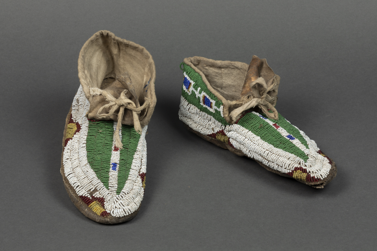 Beaded moccasin