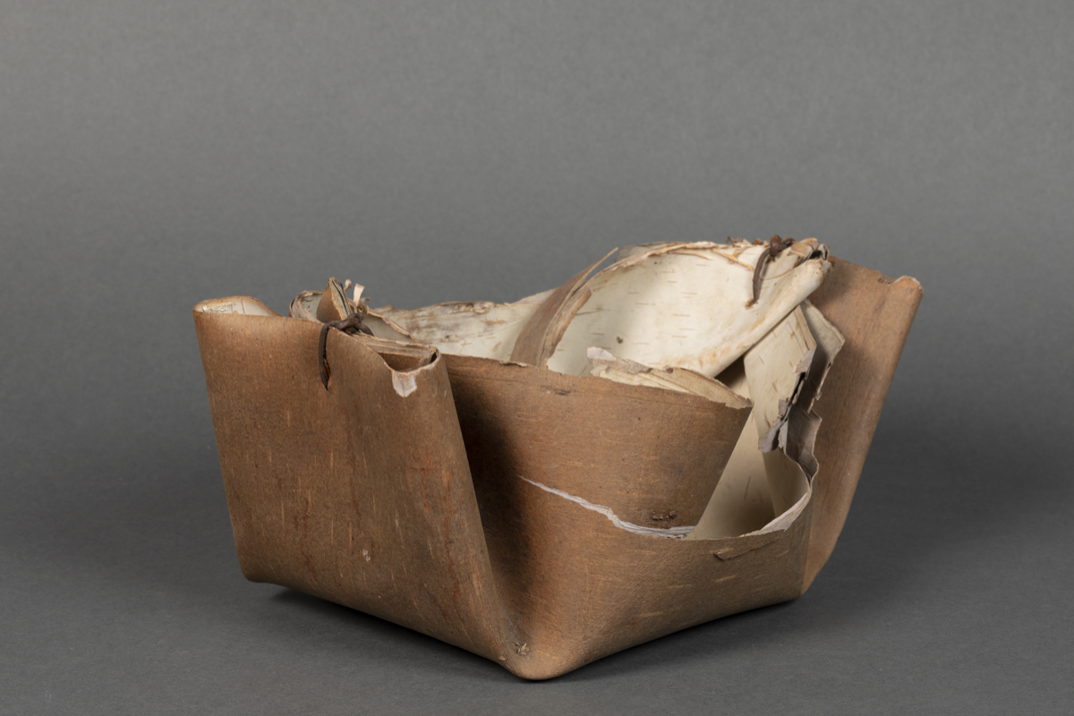 birchbark basket  bucket