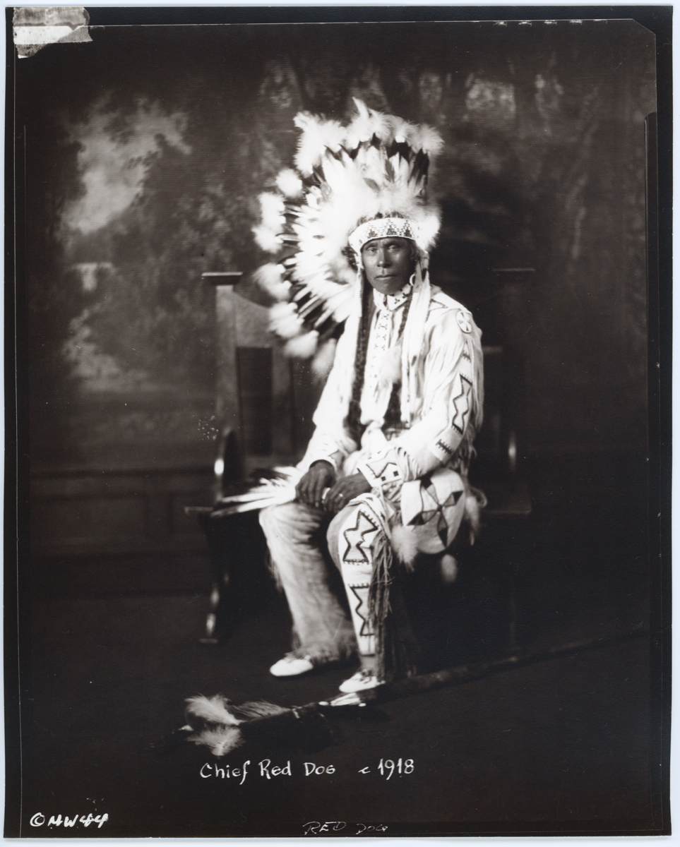 photograph ; Chief Red Dog