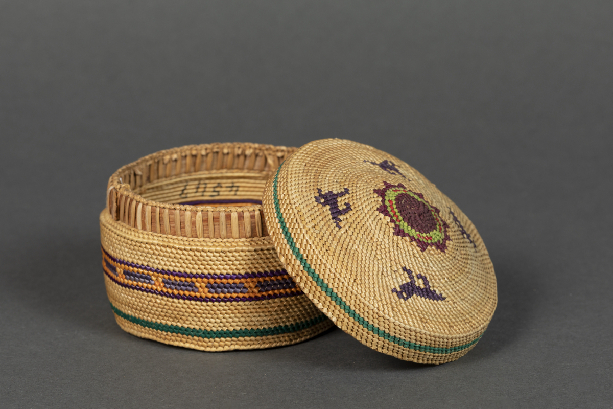 basket with lid and small basket