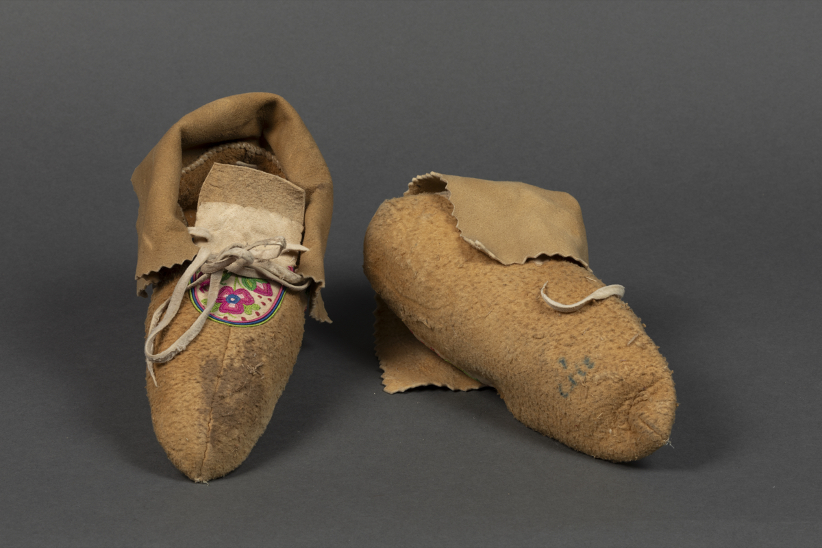 embroidered moccasin