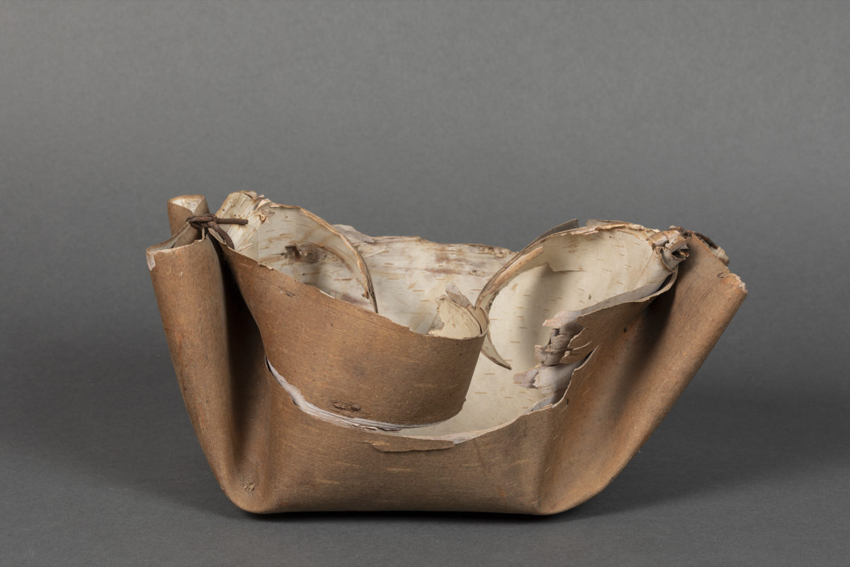 birchbark basket  bucket