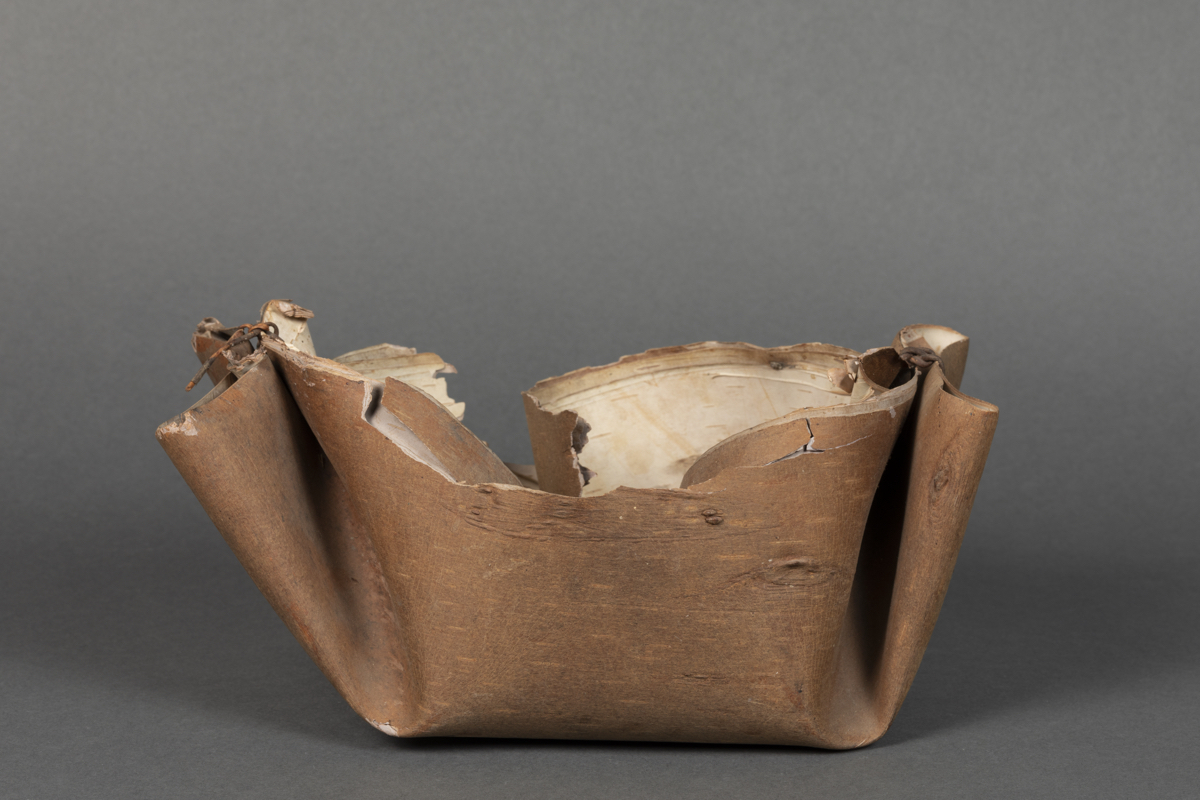 birchbark basket  bucket