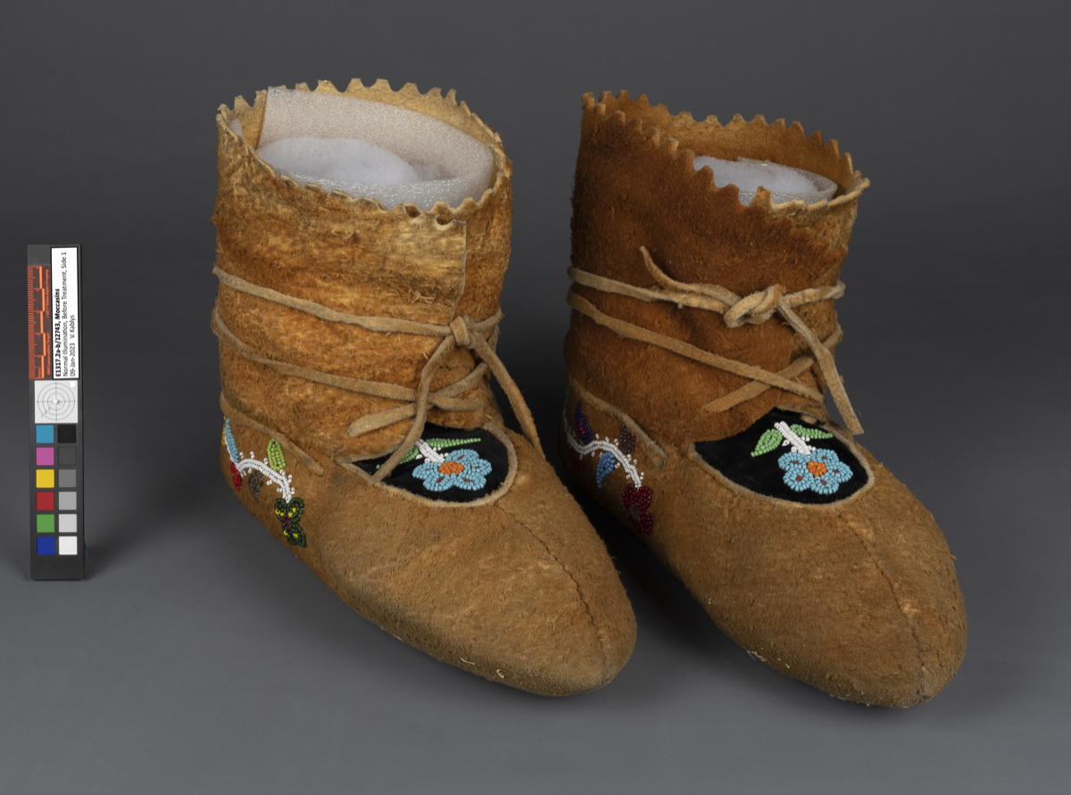 Beaded moccasin