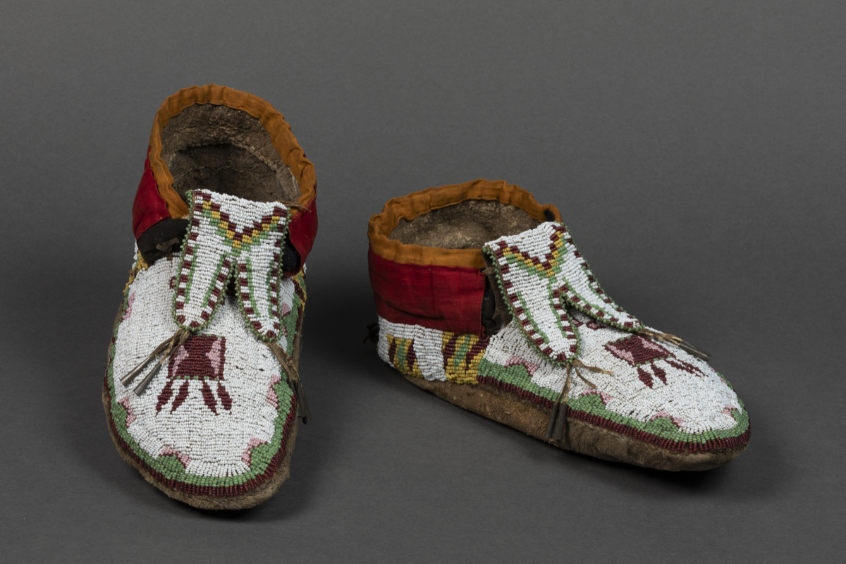 Beaded moccasin