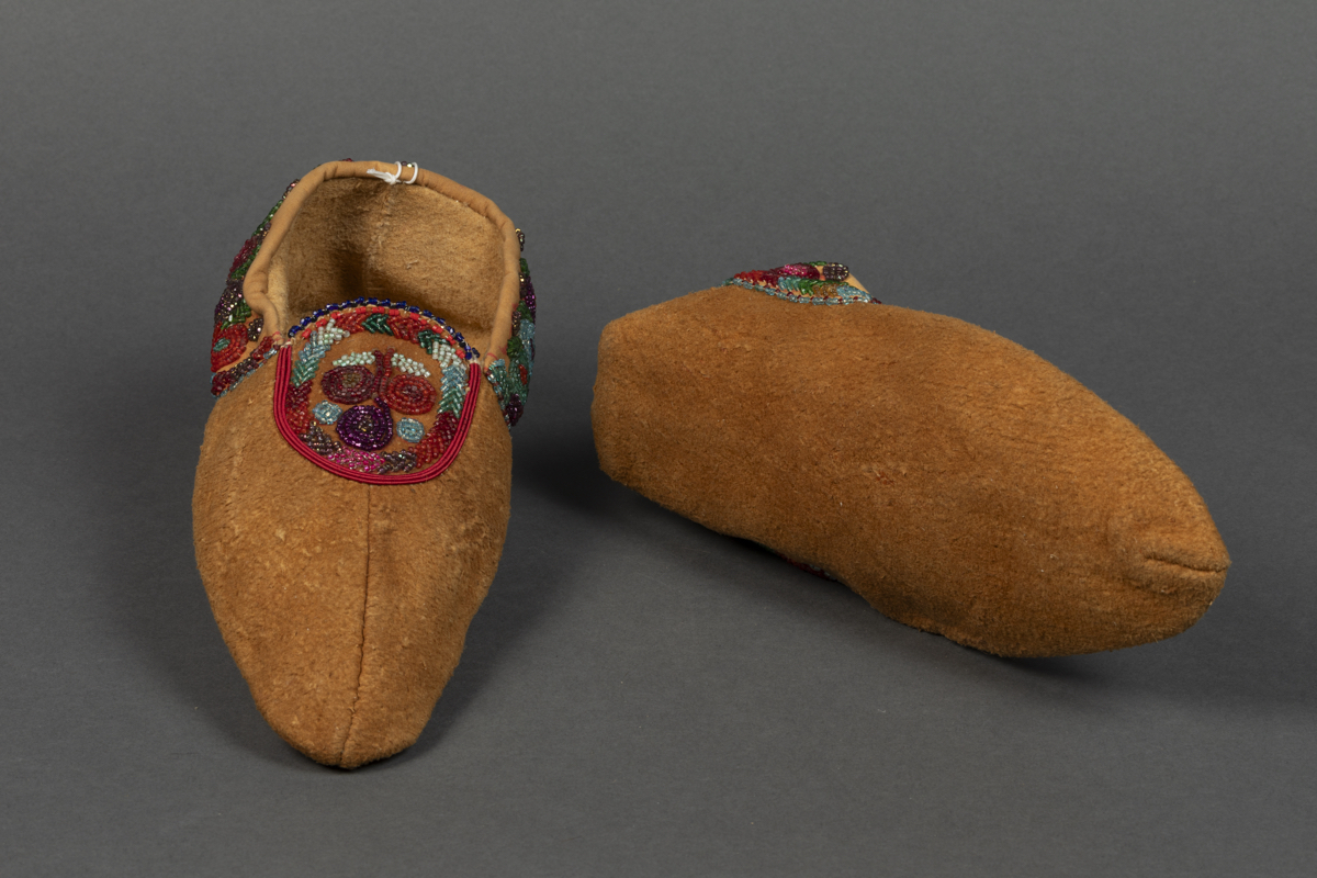 Beaded mocassin