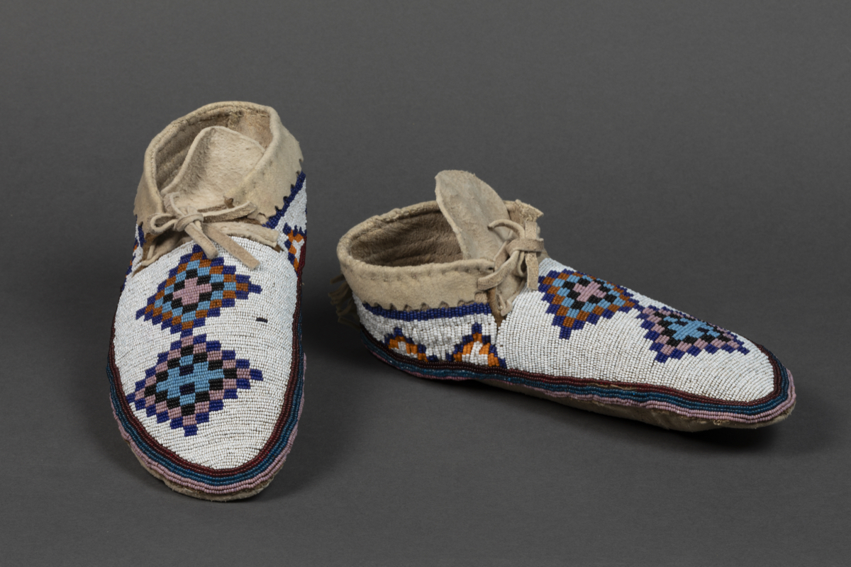 Beaded moccasin