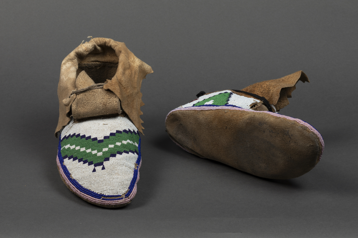 Beaded moccasin