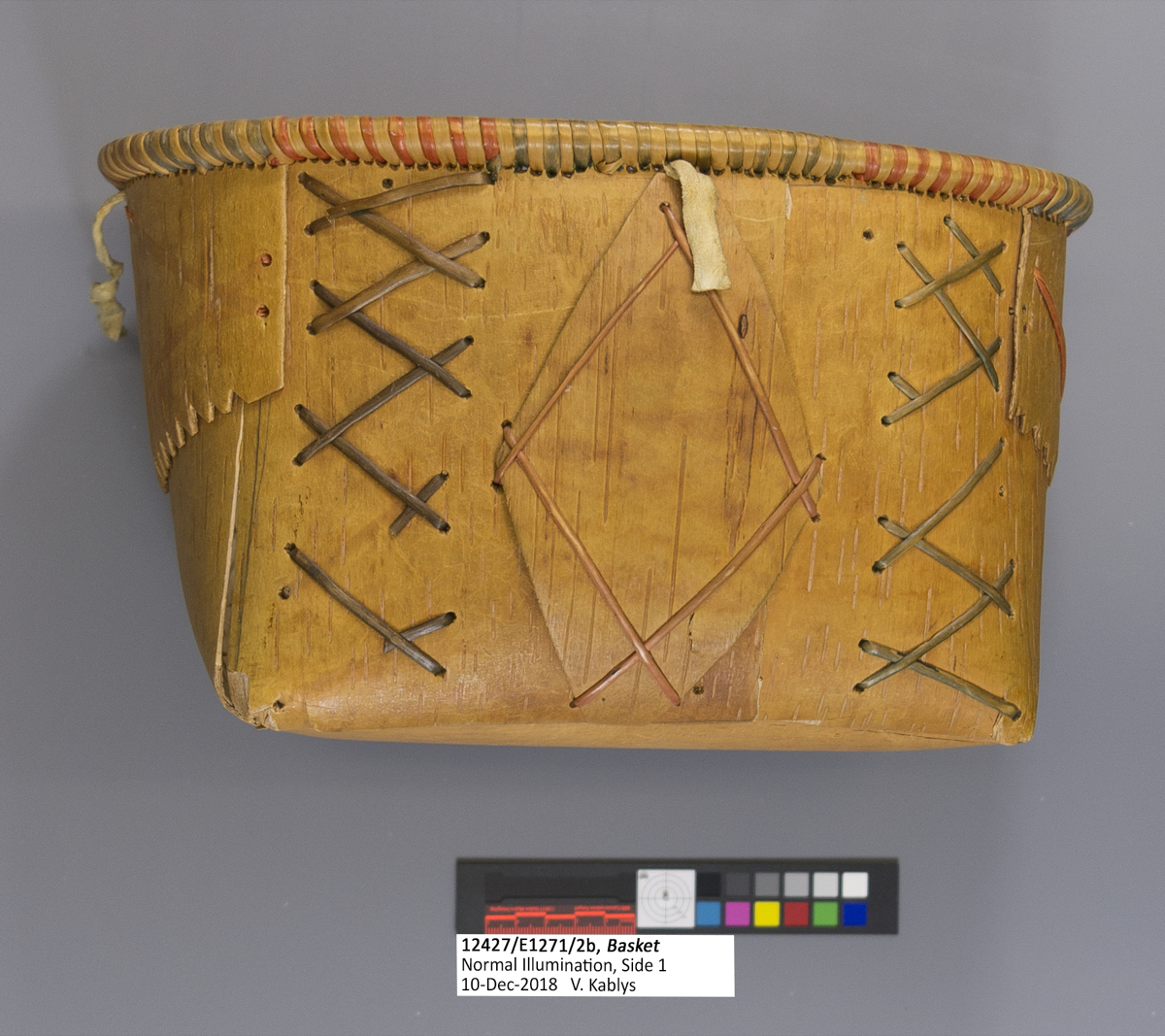 Birchbark basket