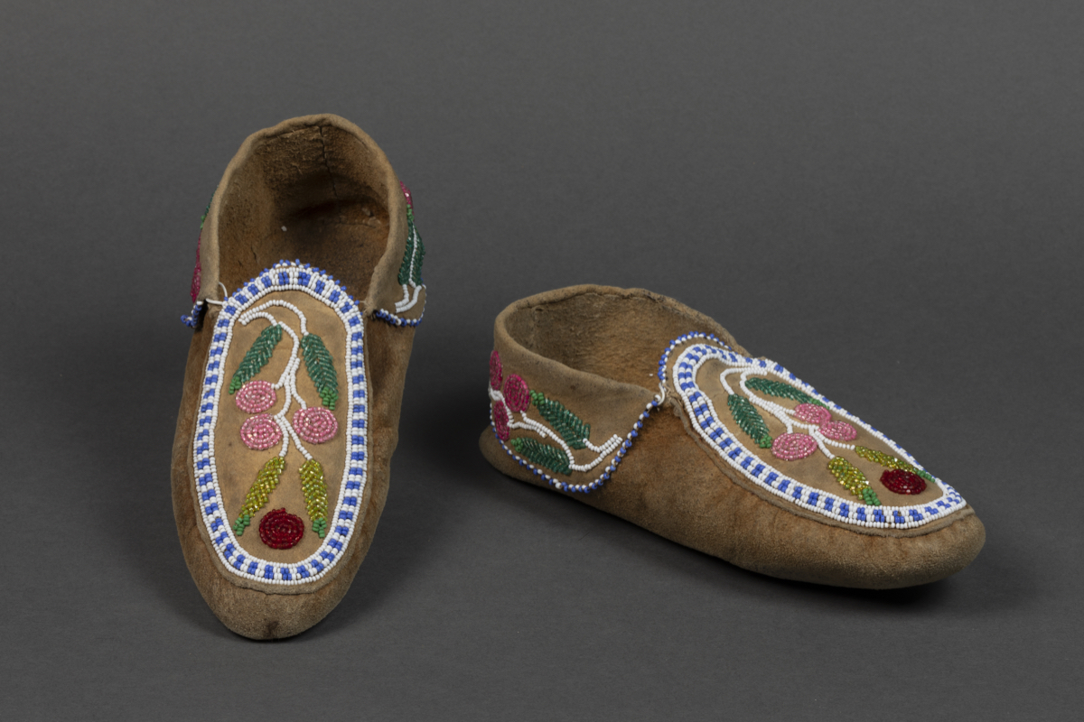 Beaded moccasin