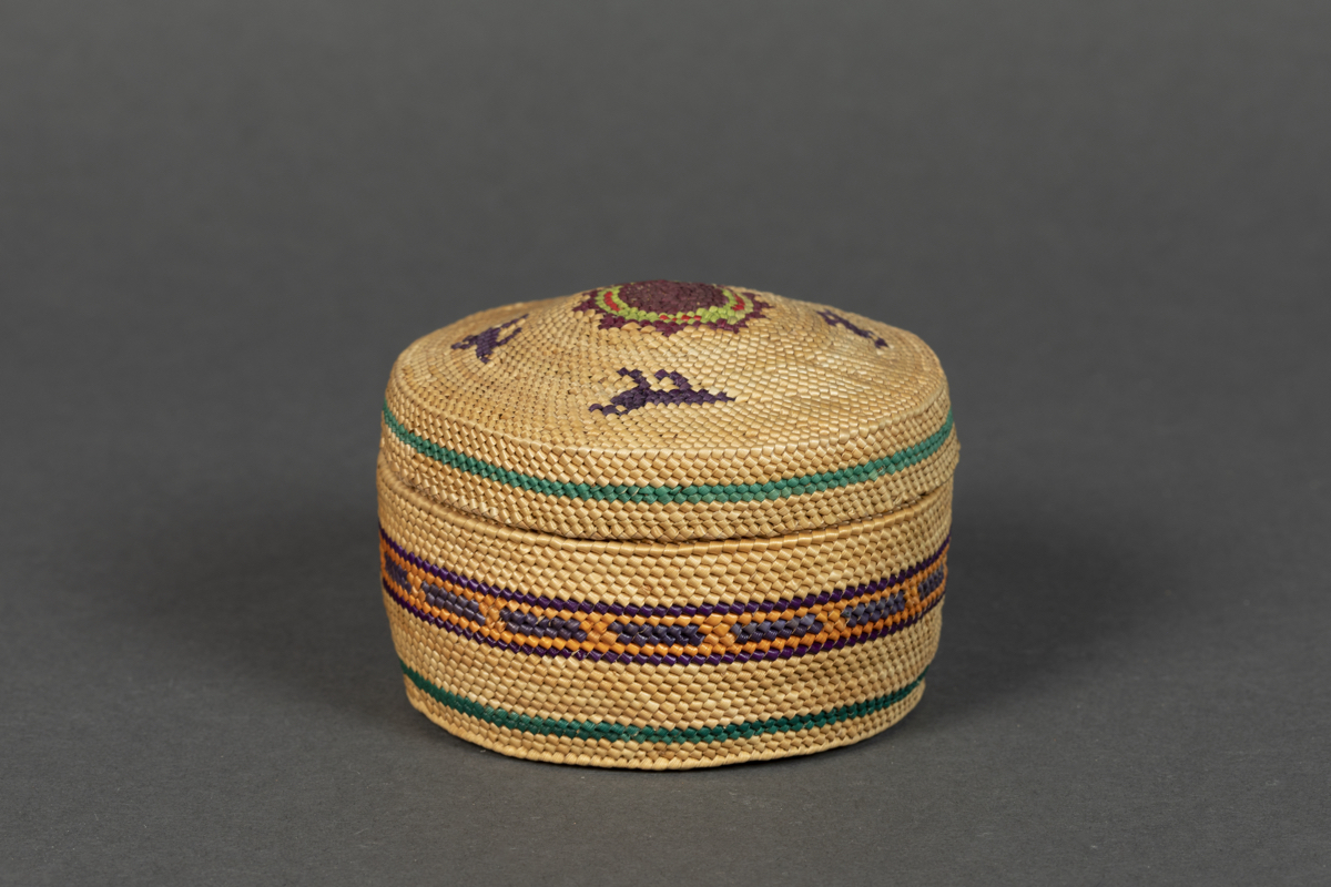 basket with lid and small basket