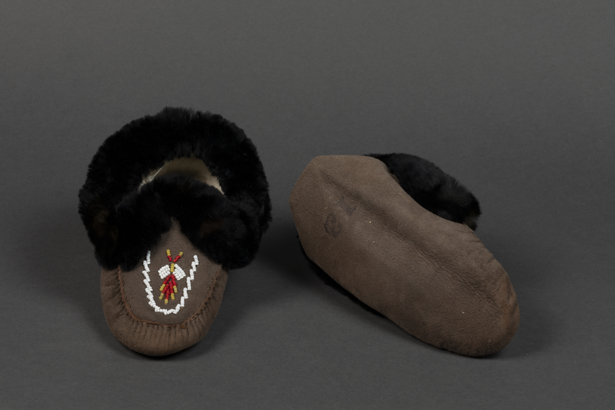 Beadwork moccasin