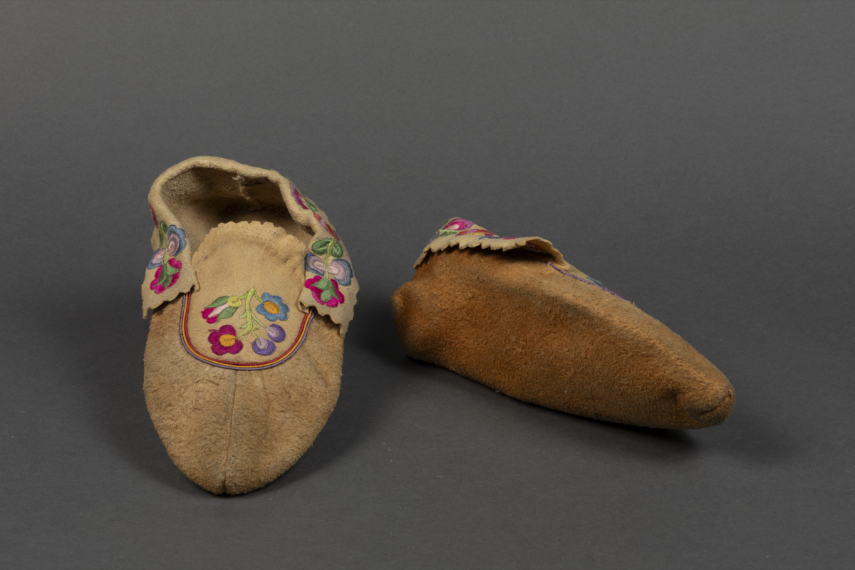 embroidered moccasin