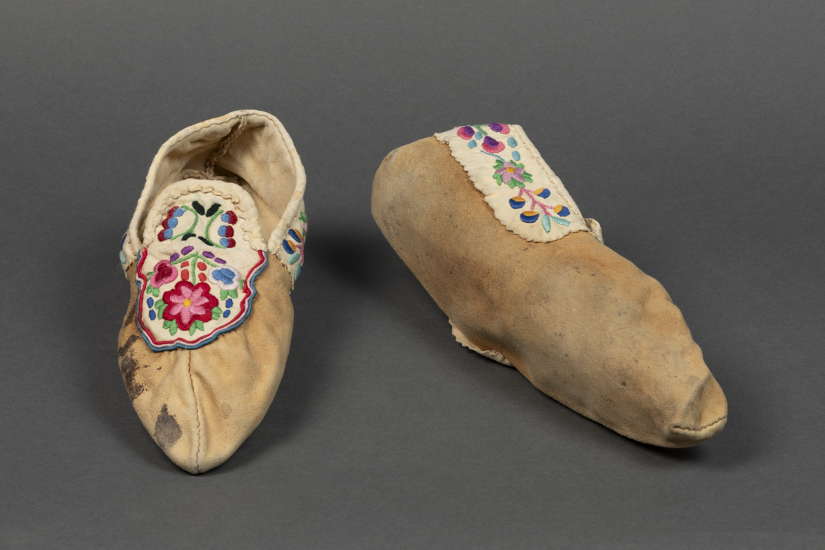 embroidered moccasin