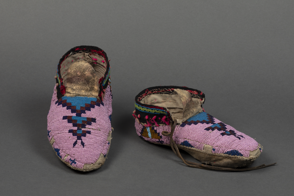 Beaded moccasin