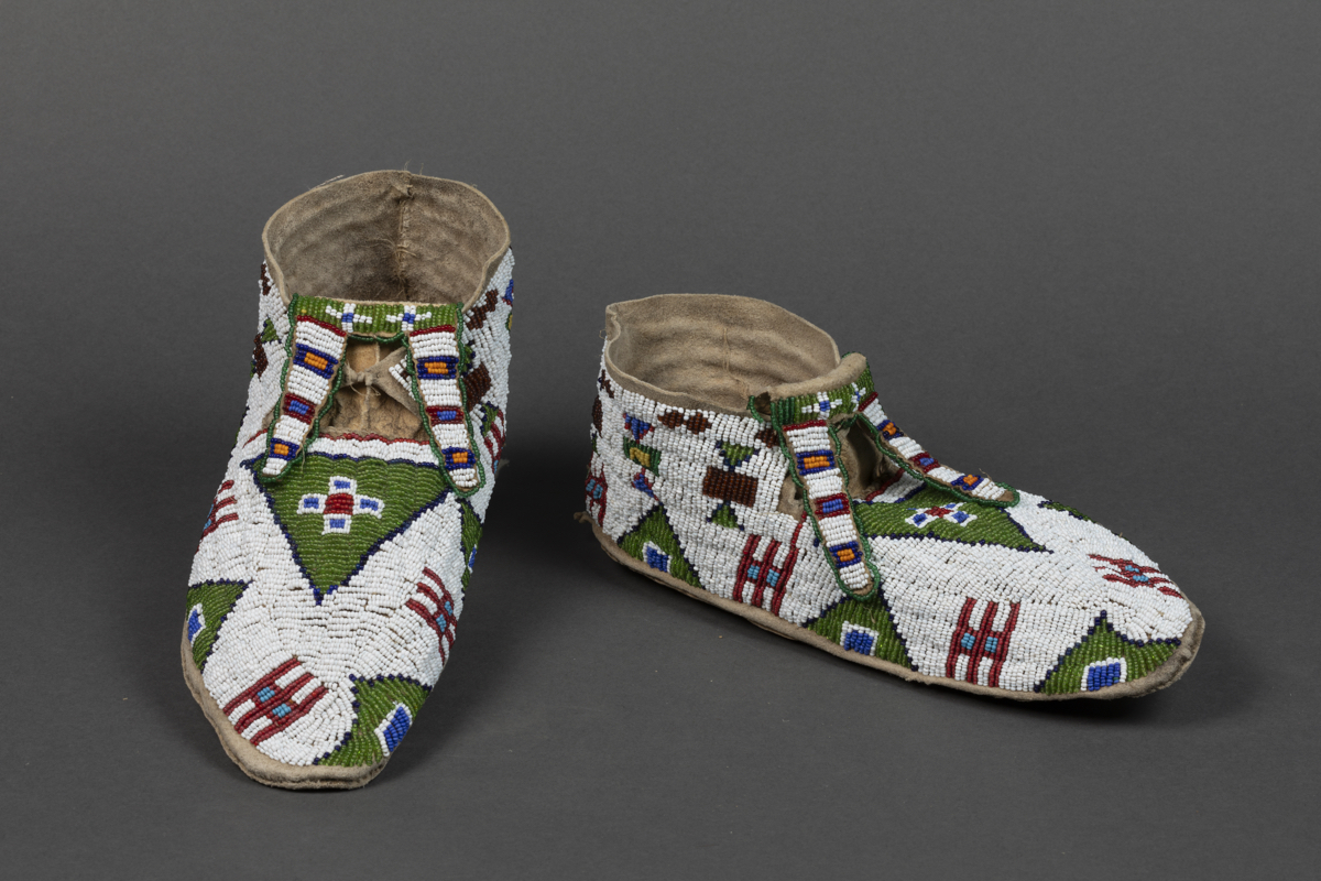 Beaded moccasin