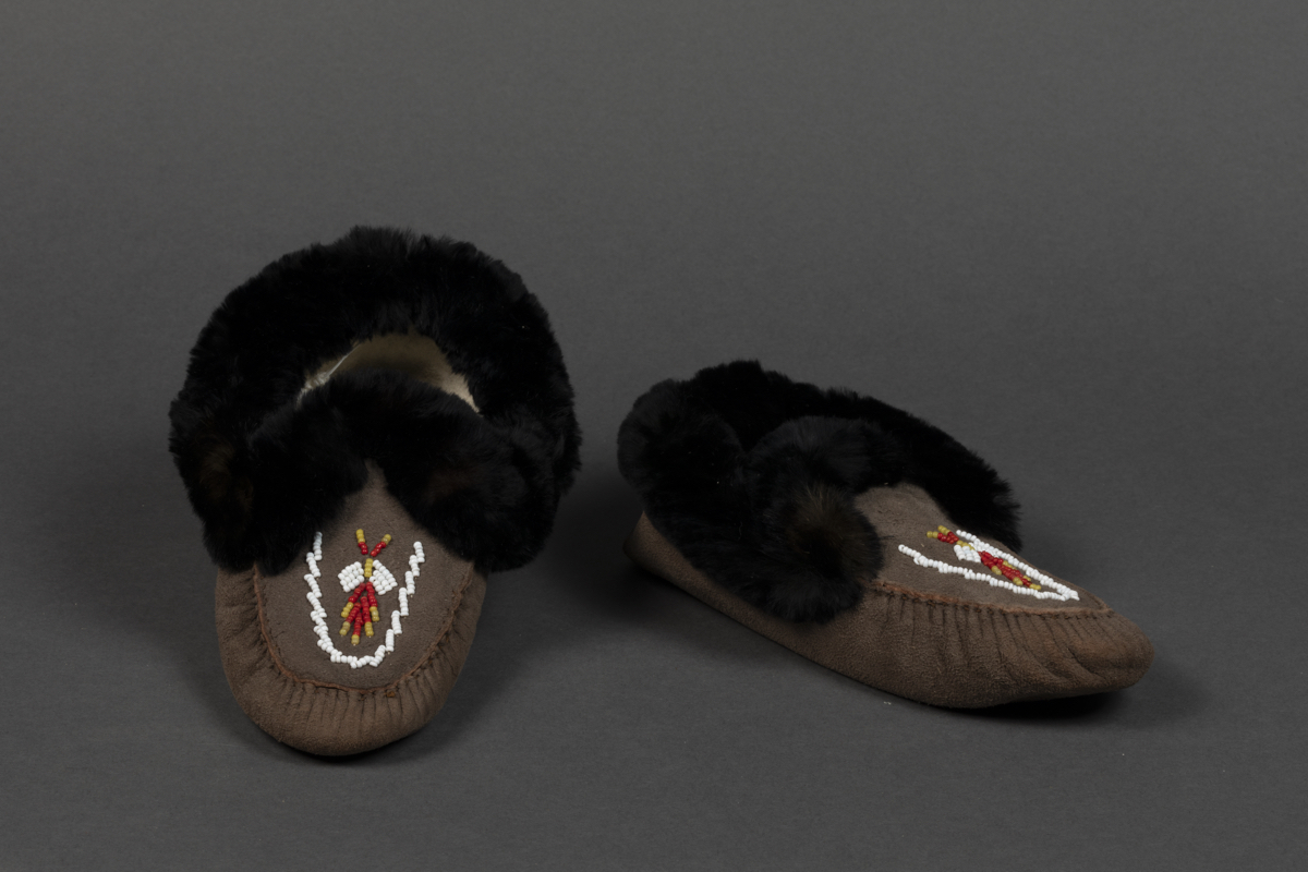 Beadwork moccasin