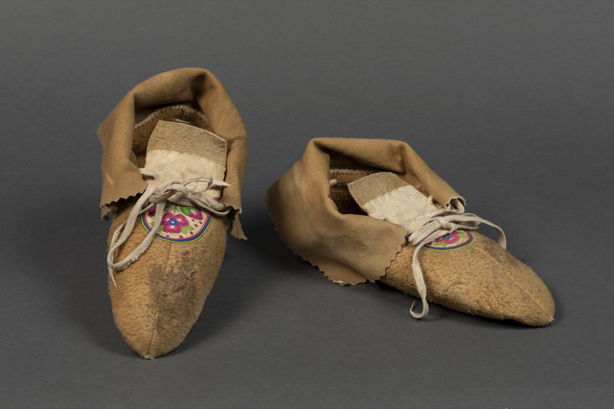 embroidered moccasin