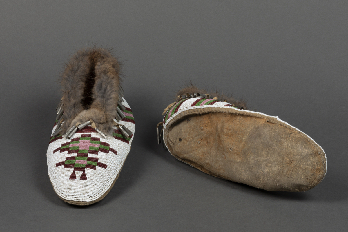 Beaded moccasin