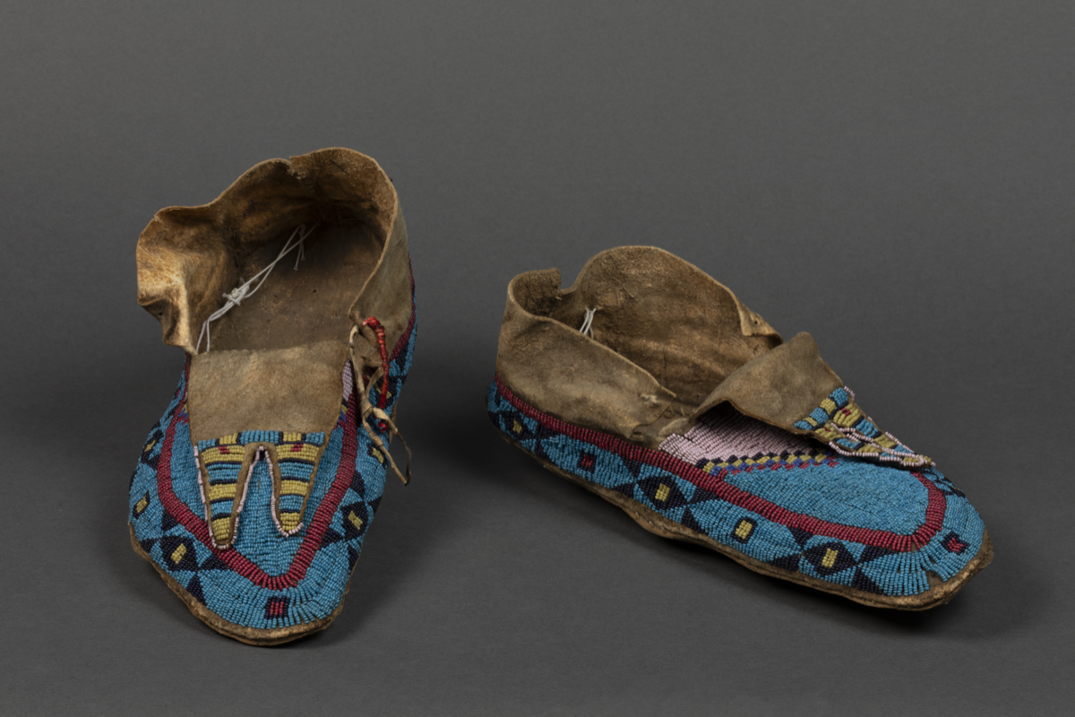 Beaded moccasin