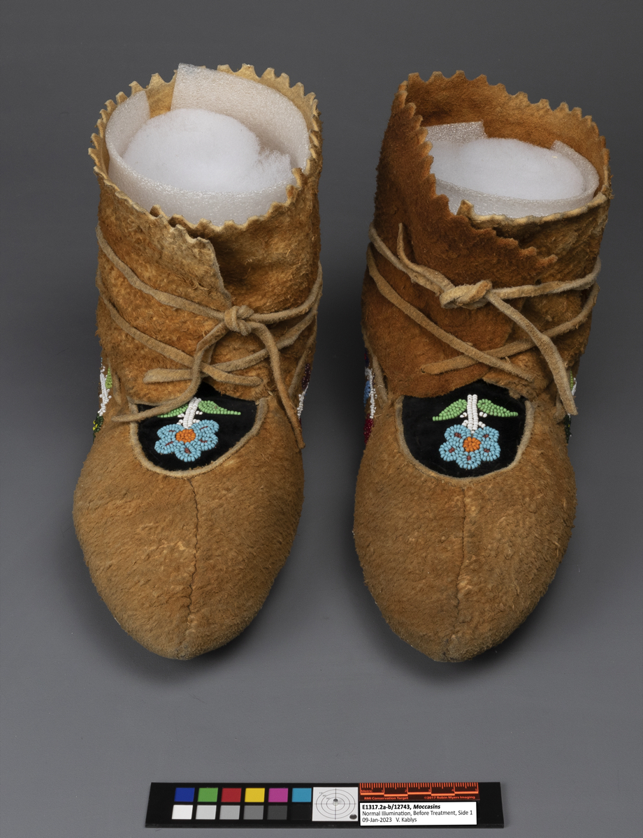 Beaded moccasin