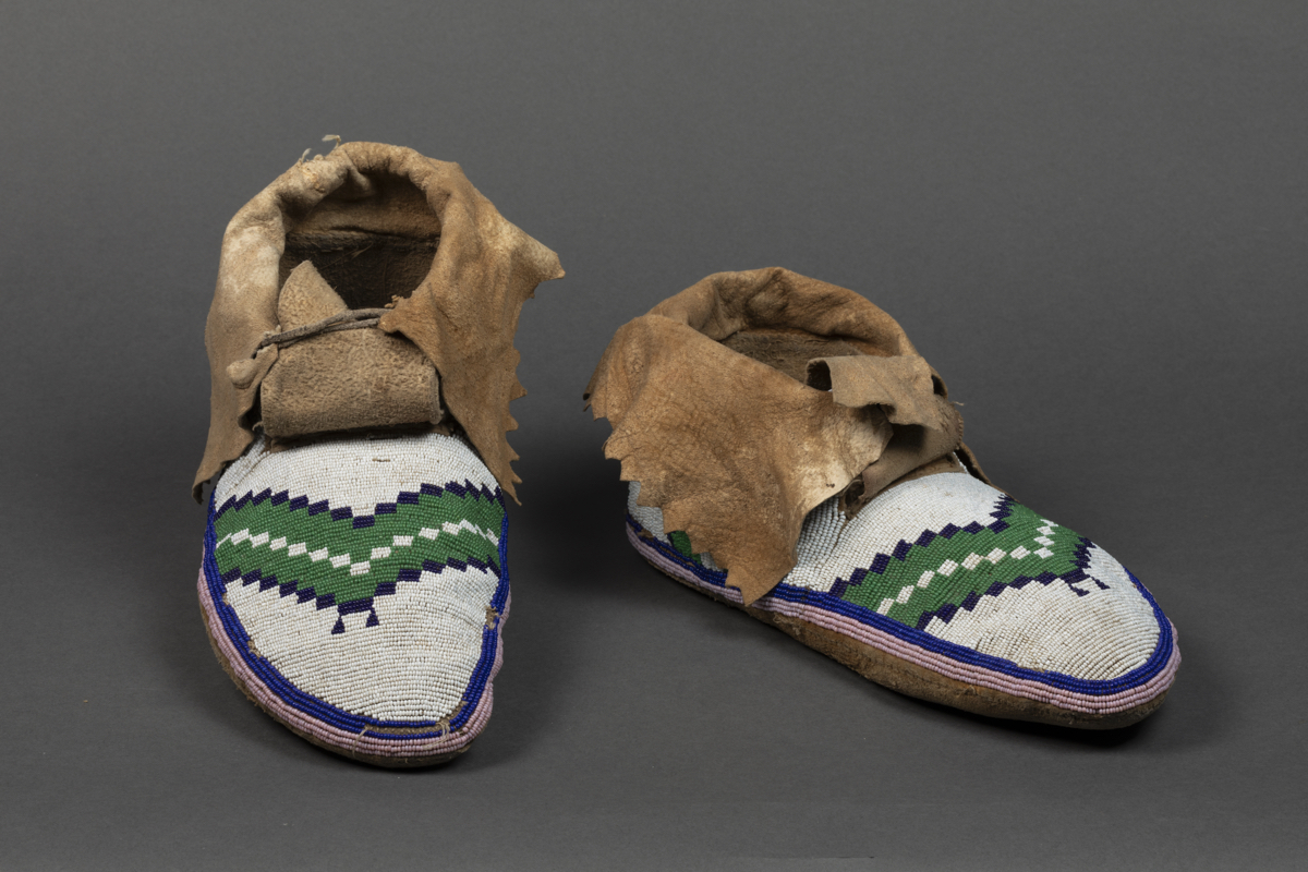 Beaded moccasin