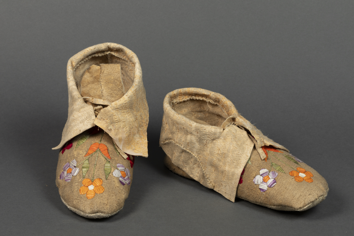 moccasin  quillwork