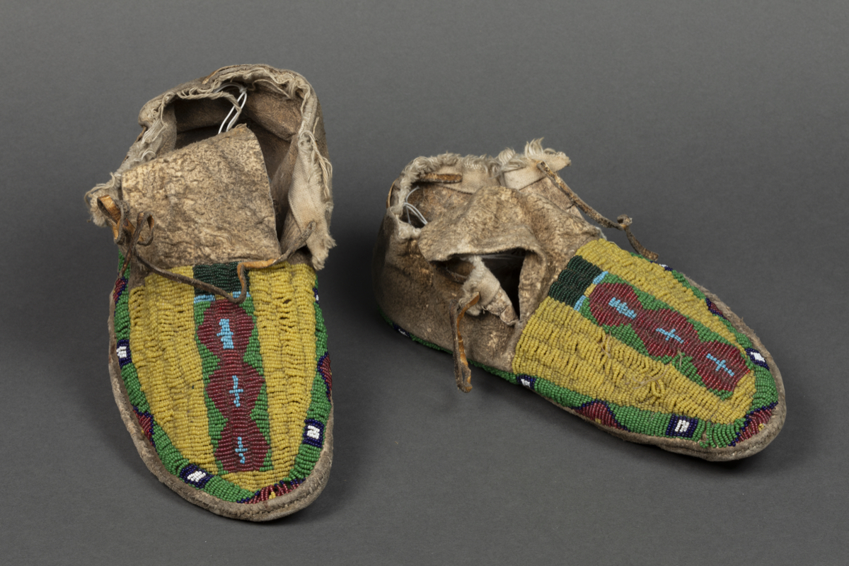 Beaded moccasin